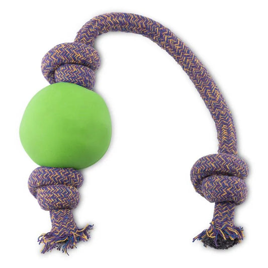 Natural Rubber Ball on Rope